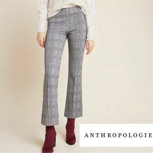 Anthropologie The Essential Cropped Plaid Pants